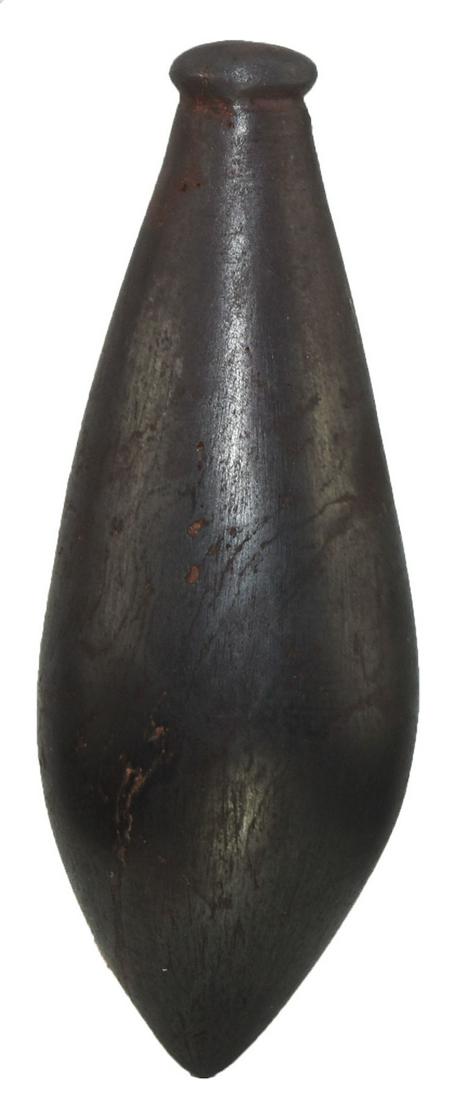 2 3/4" Elm Plummet. Calhoun Co, IL. Very well made,: 2 3/4" Elm Plummet. Calhoun Co, IL. Very well made, good symmetry. Very fine condition. Ex-Pat Peterson, Tommy Bryden