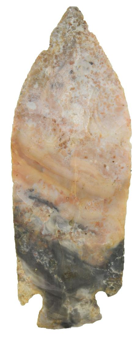 4 1/2" Etley. Maries Co, MO. Pictured in 1983 Sale: 4 1/2" Etley. Maries Co, MO. Very colorful Mozarkite. Ex-Dale Roberts, Ken Spaulding. Pictured in Spaulding's Oct. 1983 Sale Catalog (Baldwin)