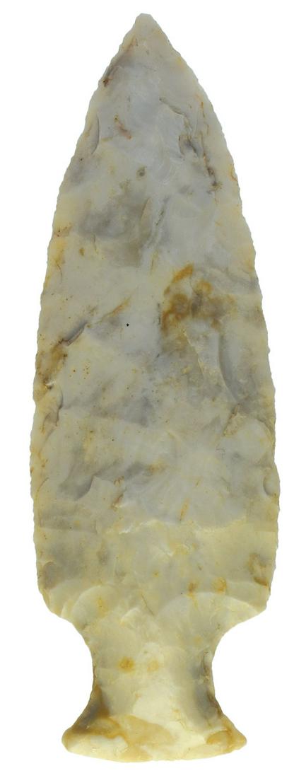 3 1/8" Tablerock. Boone Co, MO. Well made. Crescent: 3 1/8" Tablerock. Boone Co, MO. Well made. Crescent Quarry. Ex-Robert Lee. Putty G9 COA