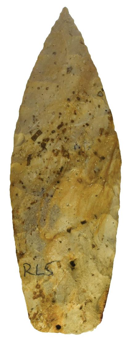 4 1/8" Sedalia. Clay Co, MO. Broad first stage example. (1 of 3)