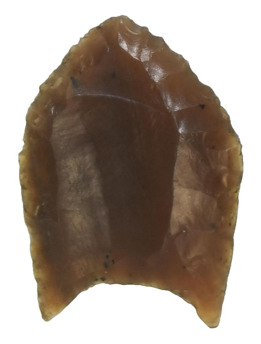 1" Folsom. ND. Translucent Knife River Flint. Pictured (1 of 5)