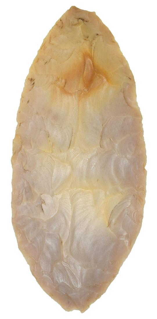 4 5/16" Bi-Pointed Blade. Franklin Co, FL. Wafer thin, (1 of 2)