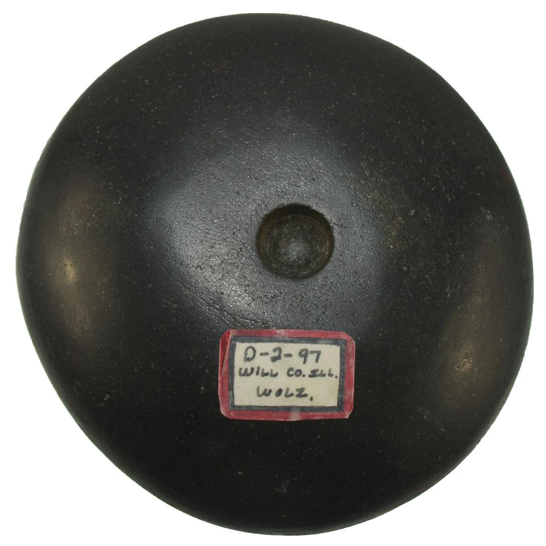 2 7/9" Hematite Discoidal. Will Co, IL. Ex-Cuckler, (1 of 6)