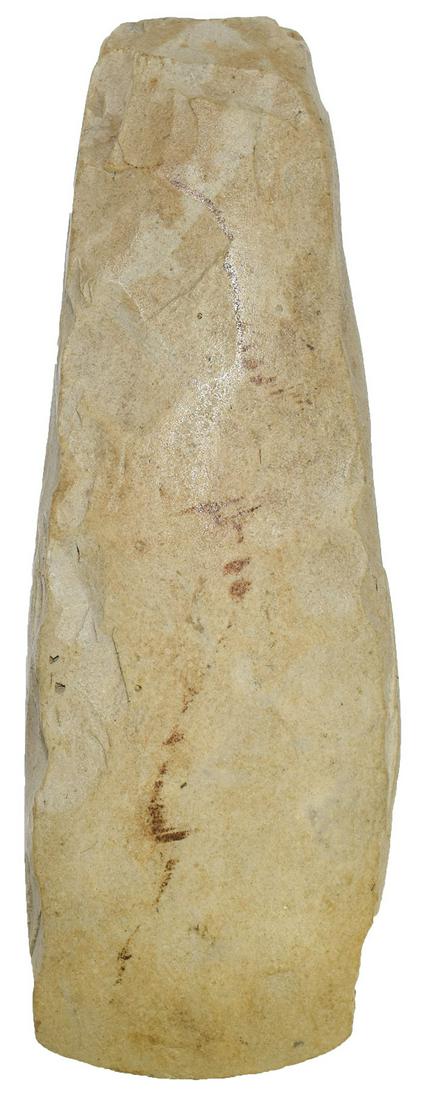 5 7/8" Danish Flint Celt. Semi-polished (anciently). (1 of 2)