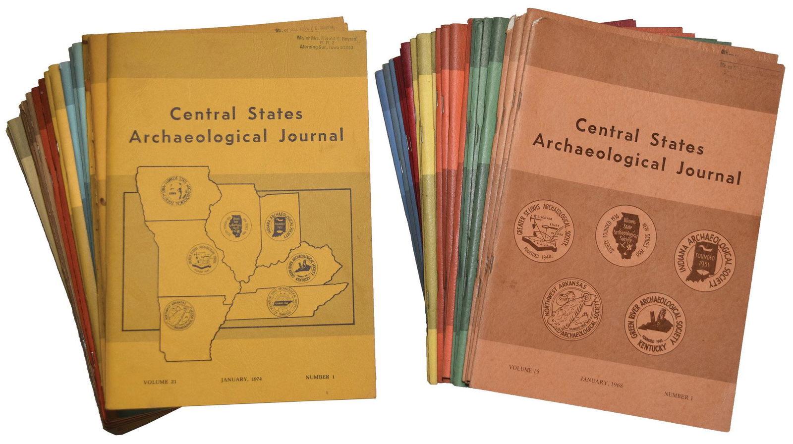 Complete set of 1968 thru 1979 Central States Journals (1 of 1)