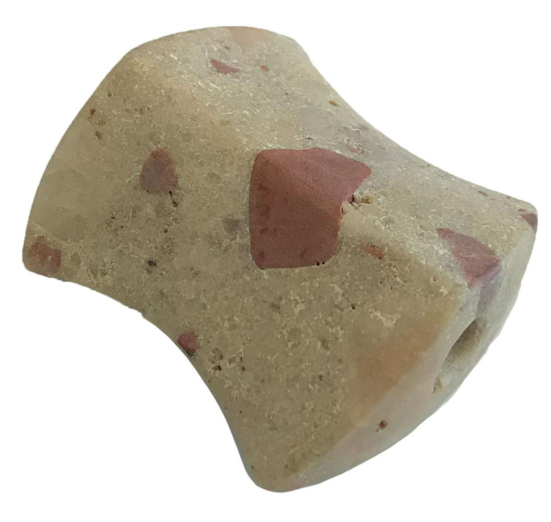 2 7/8" Hourglass Bannerstone. Selling "as-is". Nicely (1 of 3)