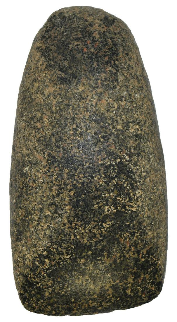 5 3/16" Celt.  Macon Co, IL.  Black Sand Culture.  Ex (1 of 6)