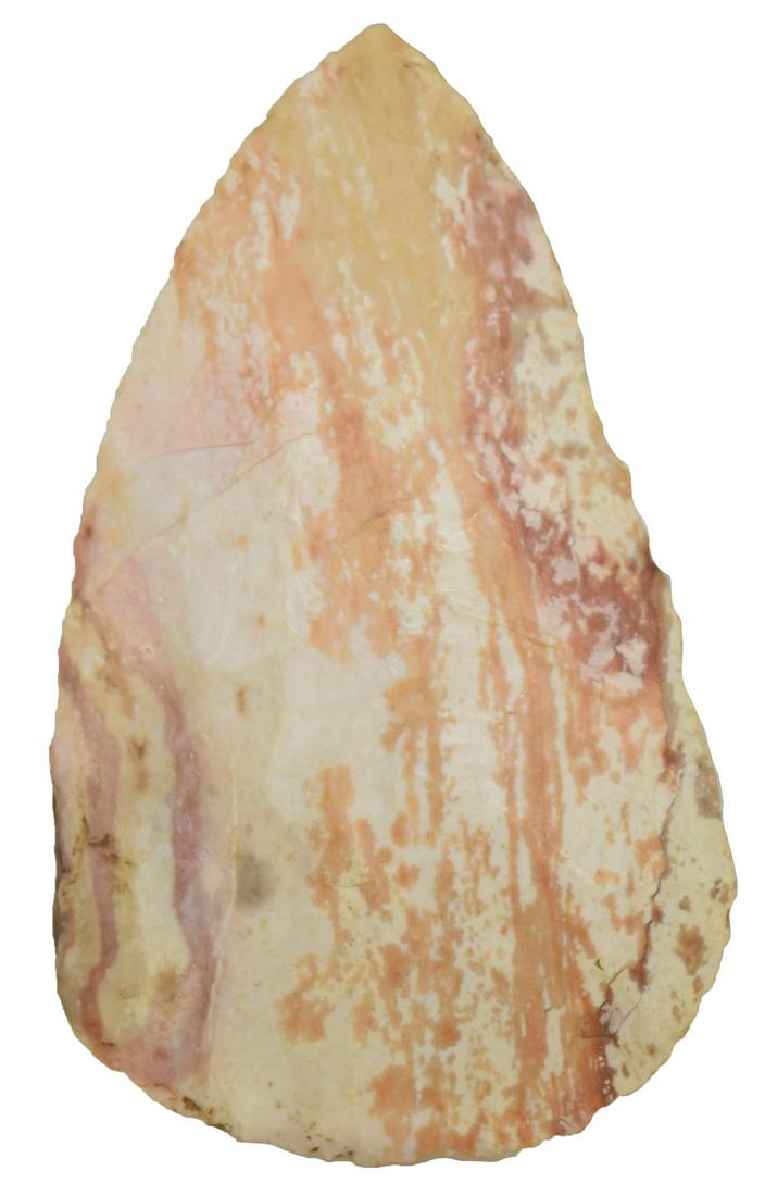 3 13/16" North Blade.  Adams Co, IL.  Very colorful red (1 of 2)