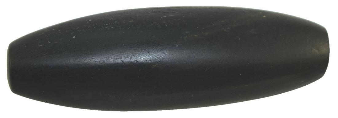 3 1/2" Bar Amulet.  Huron Co, OH.  Polished black (1 of 7)