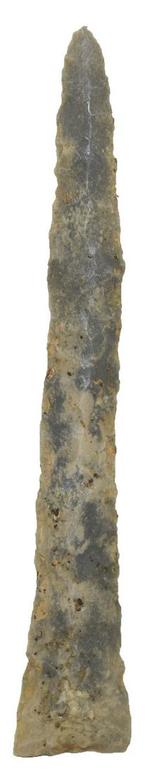 3 13/16" Drill.  Dickey COA.  Gallia Co, OH.  Blue gray (1 of 3)