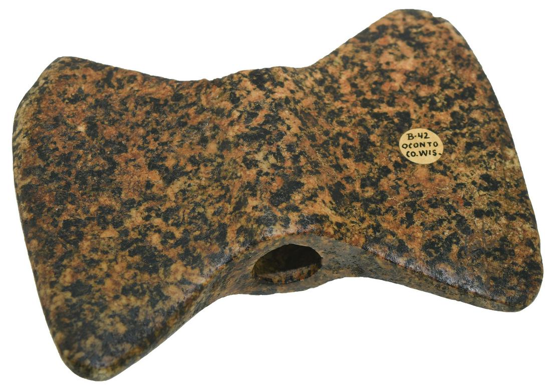 4 7/16" Wisconsin Wing Bannerstone.  Ex- Cuckler, Dr. (1 of 7)