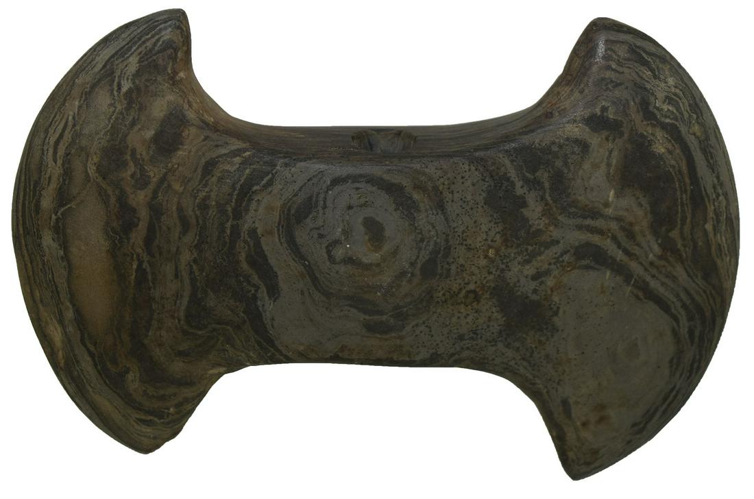 5 5/16" Ovate Bannerstone. Pictured in Who's Who #2. (1 of 9)