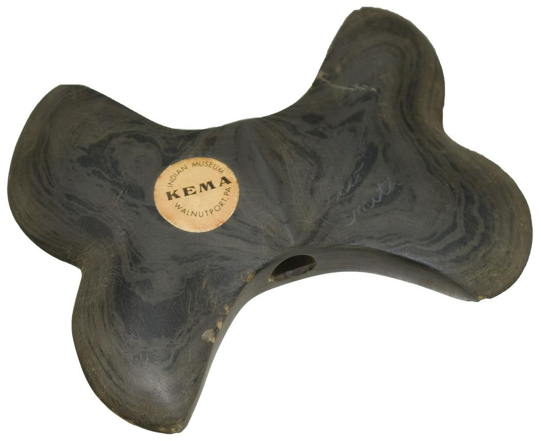 4 1/8" Double Crescent Bannerstone.  Davis G10 COA. (1 of 8)