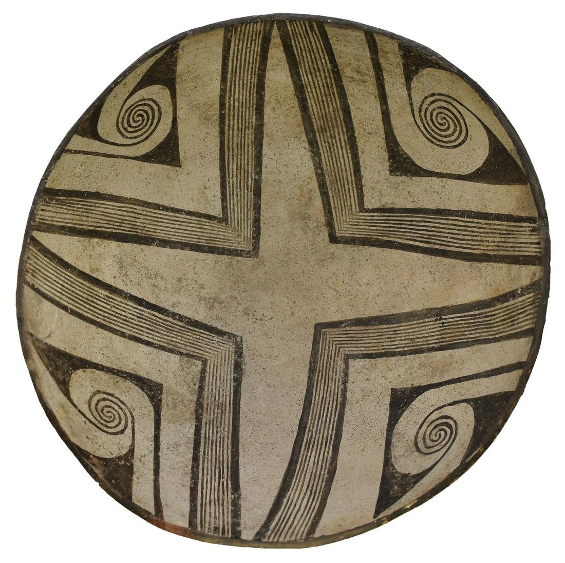 9 1/4" Mimbres Bowl.  Pictured in May 2017 Prehistoric (1 of 5)