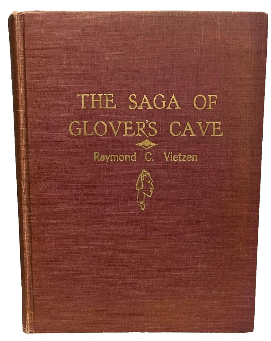 Book:  Saga of Glover's Cave (Vietzen, 1956).  1st (1 of 1)