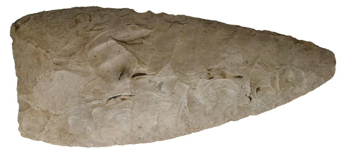 4 3/4" Clovis Knife.  Motley COA.  Howard Co, MO. (1 of 3)