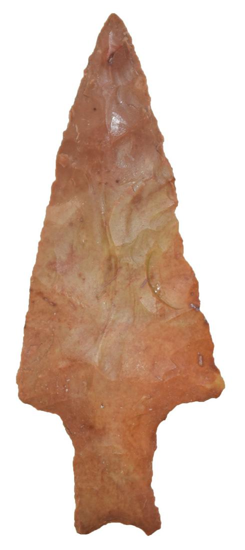 3 1/4" Val Verde.  Comanche Co, TX.  Made of yellow,red (1 of 2)