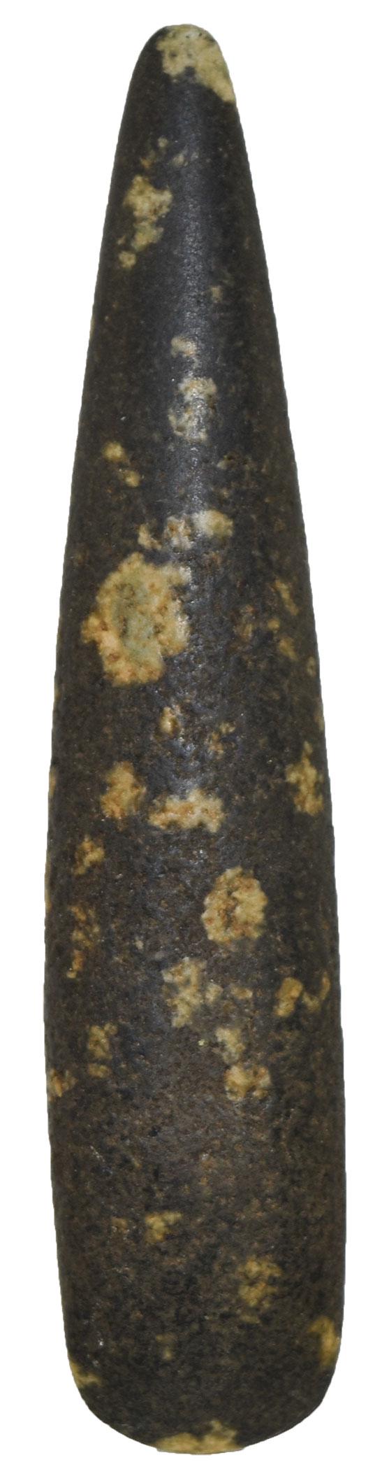 7" Porphyry Celt.  Illinois.  Graceful shape, well (1 of 3)