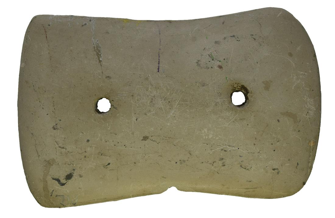 4 7/8" Gorget.  Sumpter Co, AL.  Beautifully patinated (1 of 2)
