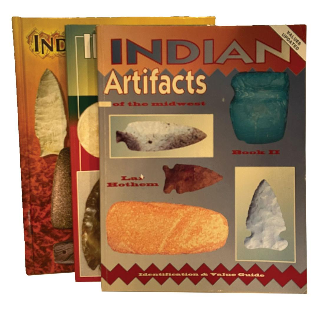 Books:  Three Lar Hothem Books.  Indian Artifacts I and (1 of 1)