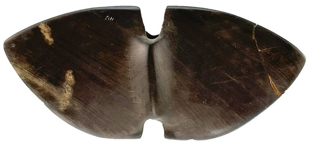 5 1/2" Doublenotched Winged Bannerstone. ExDon Lewis, Aug 14, 2021