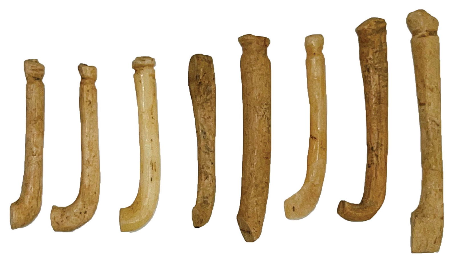 Group of 8 broken Fishhooks.  Spencer Co, IN.   Ex- (1 of 1)