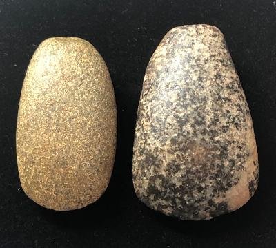 2 Celts found by Ed "Buddy" Scheidegger near Cannelton, (1 of 5)