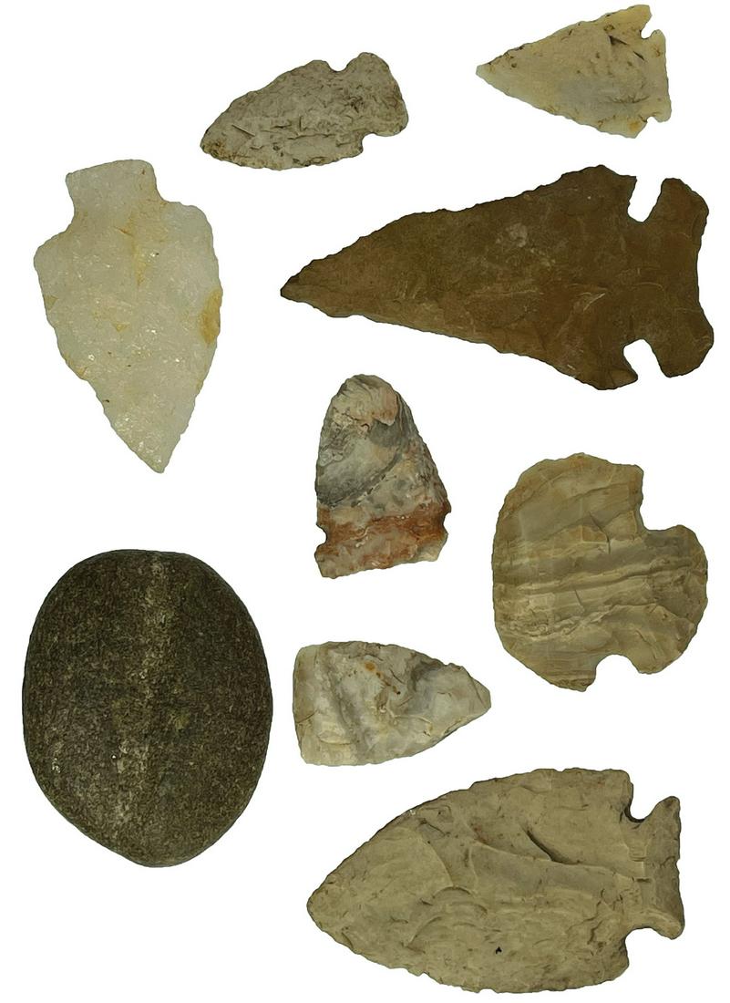 Group of 8 Midwestern Points including Hixton Point, (1 of 1)