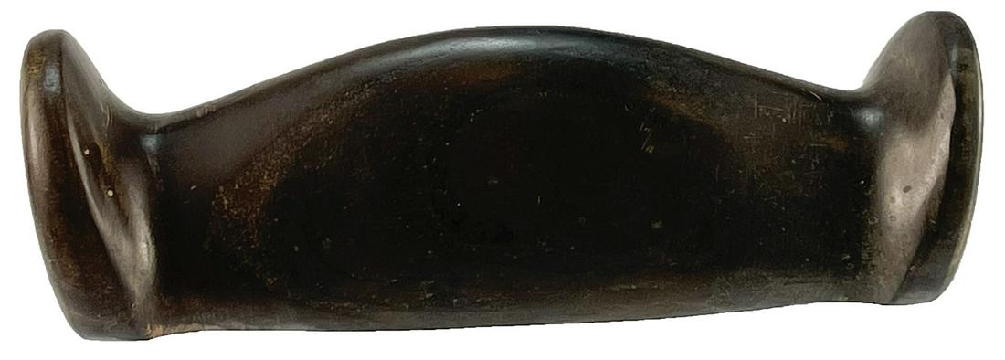 4" Bar Amulet.  IL.  Made of a banded material that was (1 of 7)