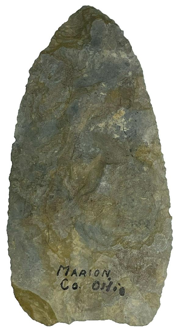 4 1/2" Paleo Knife.  Marion Co, OH.   Ex-Tommy Bryden, (1 of 4)