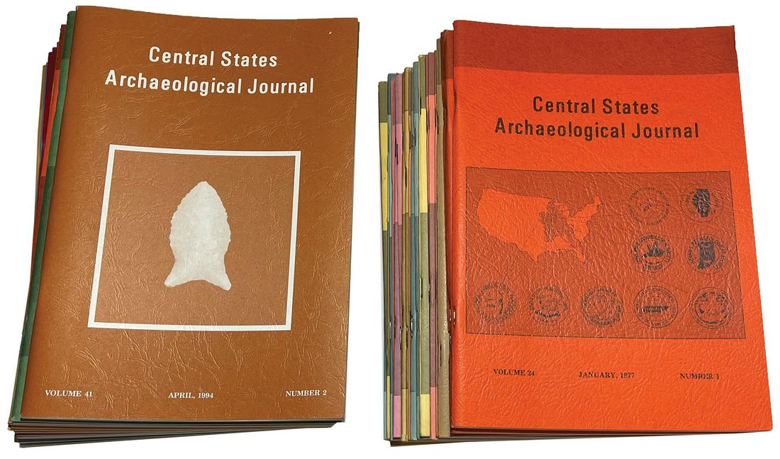 50 Issues of Central States Archaeological Journals. (1 of 1)