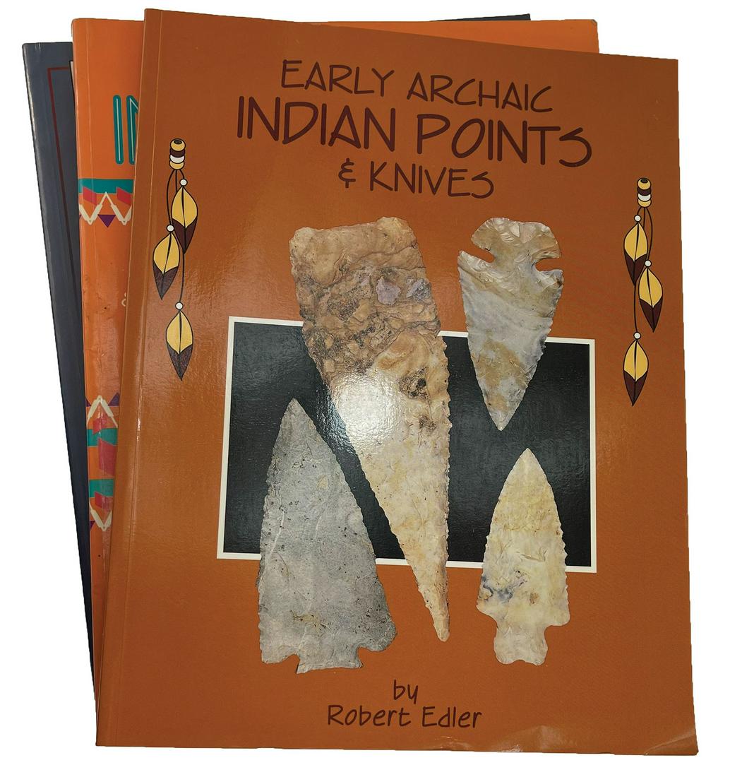 3 Hothem Books includes Early Archaic Indian Points and (1 of 1)