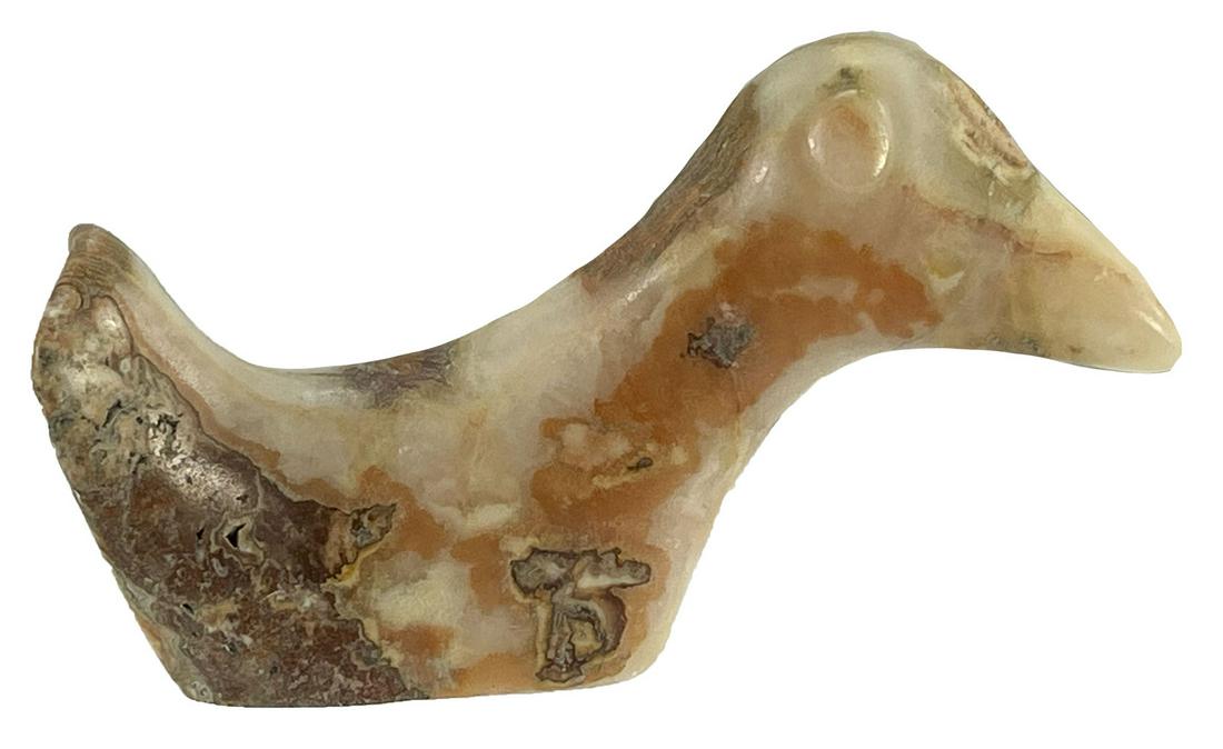 Contemporary 3 5/8" Noded Eye Birdstone on pedestal (1 of 5)