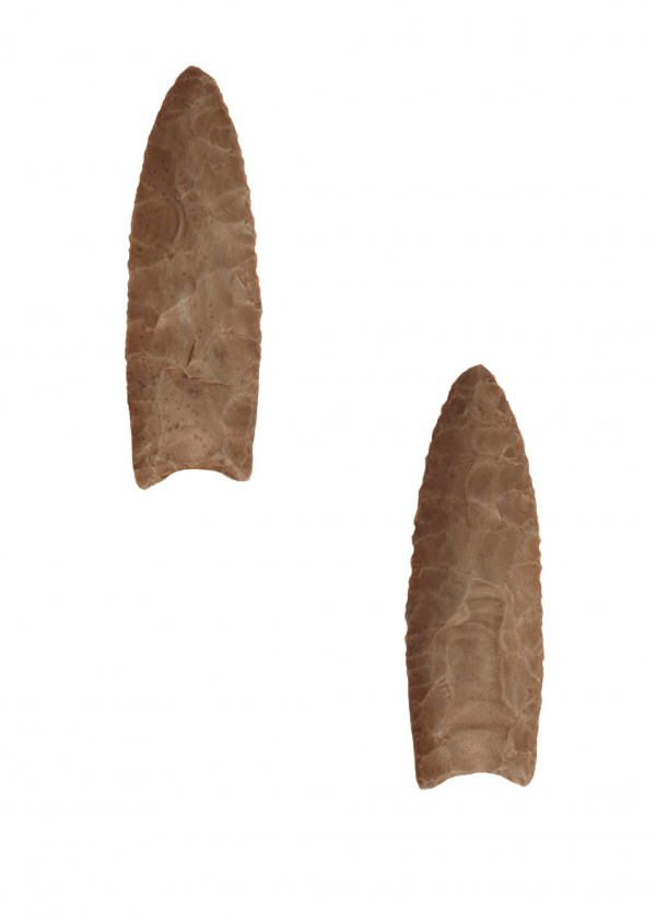 3 5/8" Clovis. Perino, Partain Papers. Simpson Co: 3 5/8" Clovis. Simpson Co, KY. Very nice. Ex-Dave Carvalho. Partain and Perino Papers