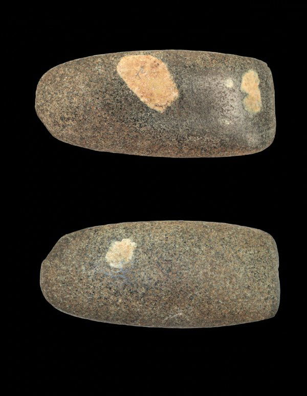 5 5/8" Porphyry Celt. COA. Hancock Co, IN: 5 5/8" Porphyry Celt. COA. Hancock Co, IN. Ex-Duane Johnson