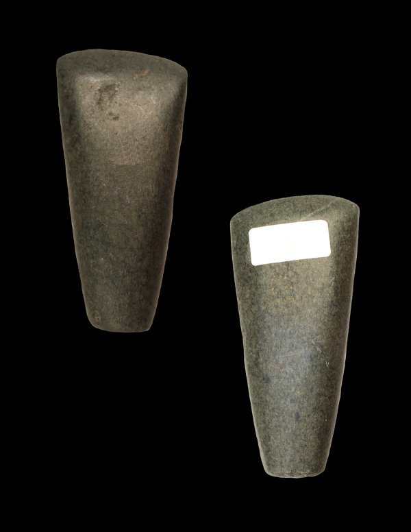 5 1/8" Polished Celt. Limestone Co, AL.: 5 1/8" Polished Celt. Limestone Co, AL. Green Hardstone