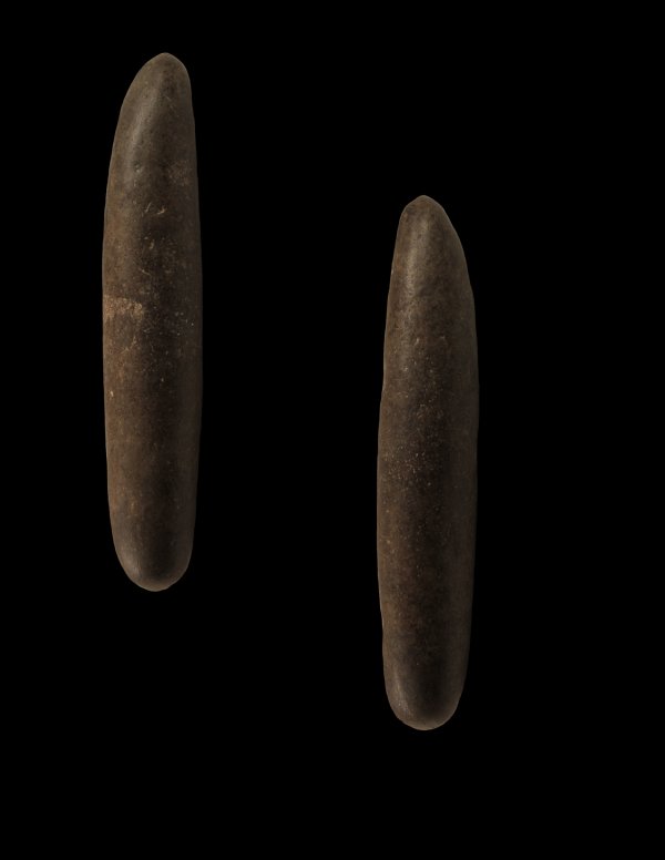 13 1/2" Roller Pestle. TN. Ex-Dr. Bunch. COA: 13 1/2" Roller Pestle. TN. Ex-Dr. Roland Bunch. COA