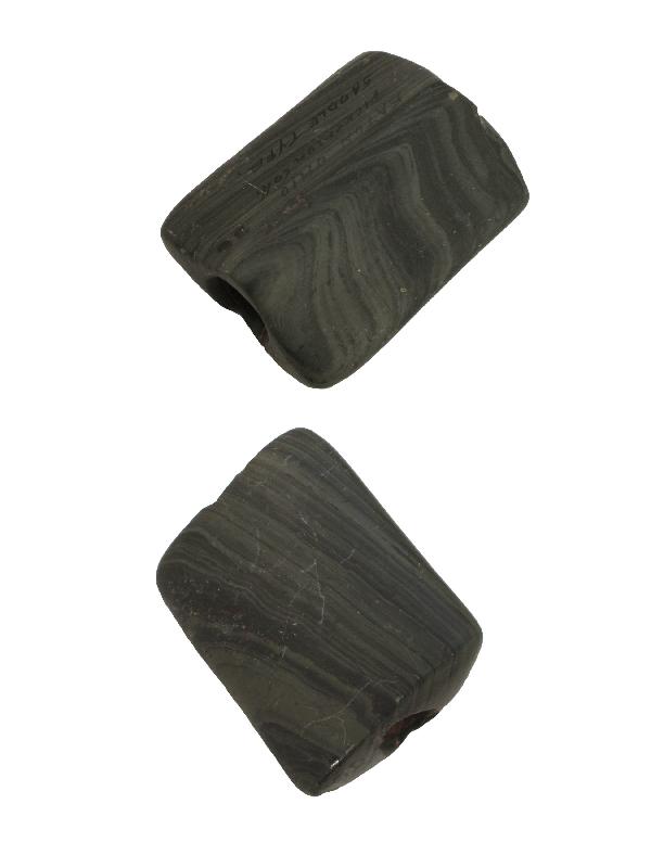 2 3/16" Saddle Back Bannerstone. Eaton, OH. Ex-Di