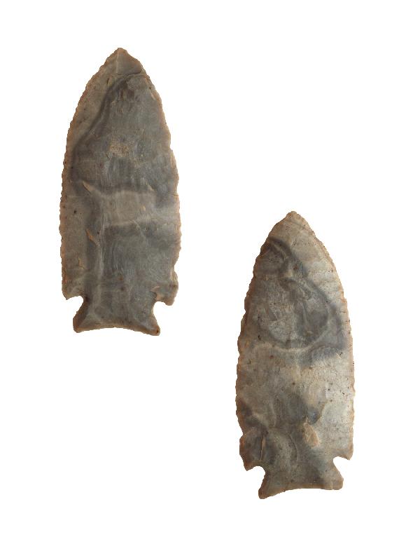 4 1/8" Stilwell. Davis G8 Paper. Tippecanoe Co, I: 4 1/8" Stilwell. Davis G8 Paper. Tippecanoe Co, IN. Attica Chert