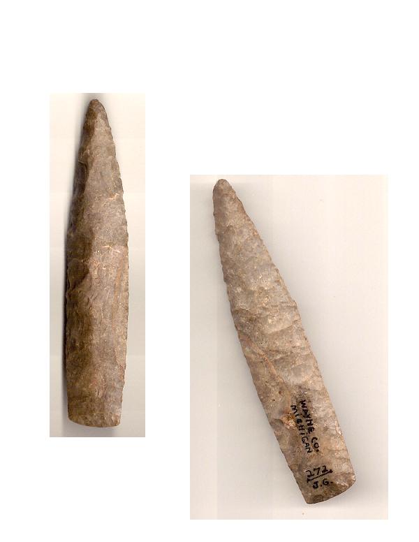 3 1/2" Paleo Lance. Wayne Co, MI. Ex-Grogitsky C: 3 1/2" Paleo Lance. Wayne Co, MI. Ex-Gonyer and the old Grogitsky Collection. Putty COA