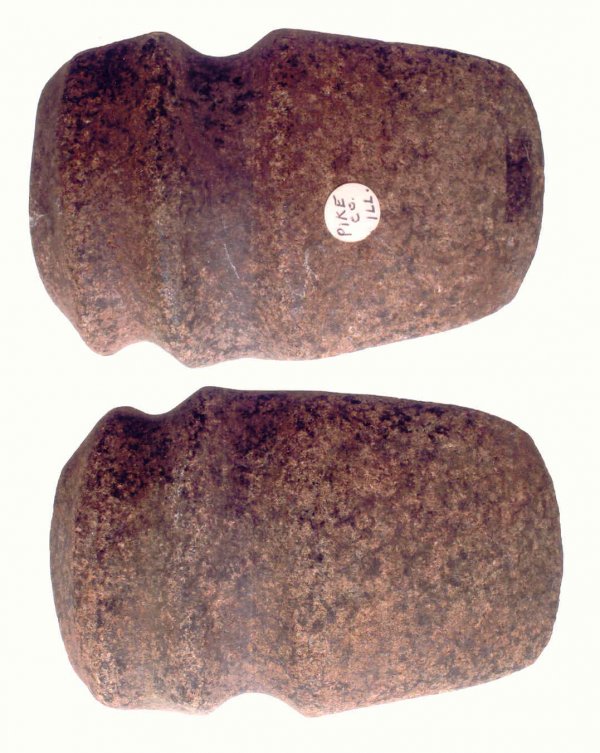 4 5/8" Double Groove Ax. Pike Co, IL. Ex-Unland: 4 5/8" Double Groove Ax. Pike Co, IL. Ex-Unland