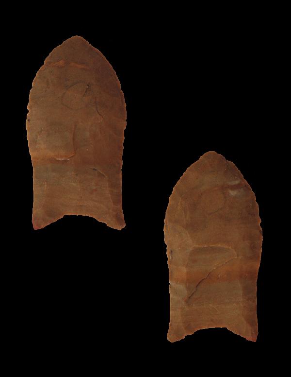 2" Clovis. Clay Co, AR. Davis, Perino, Puty Pape: 2" Clovis. Clay Co, AR. Davis, Perino, Puty Papers. Ozark Chert. Ex-Leslie Pfieffer