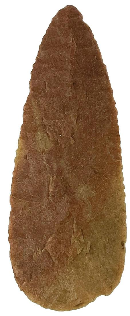 3 3/16" Archaic Teardrop Knife. Northern Iowa. Motley (1 of 4)