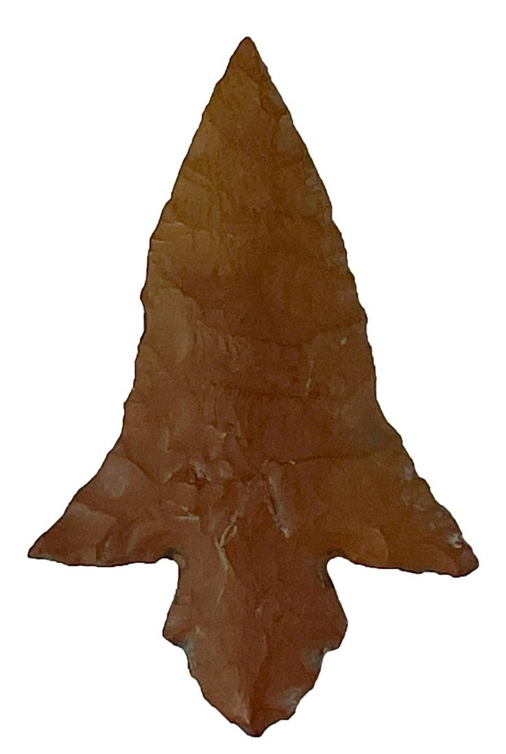 1 5/8" Caddo Hayes Point. AR. Very well made of red (1 of 4)