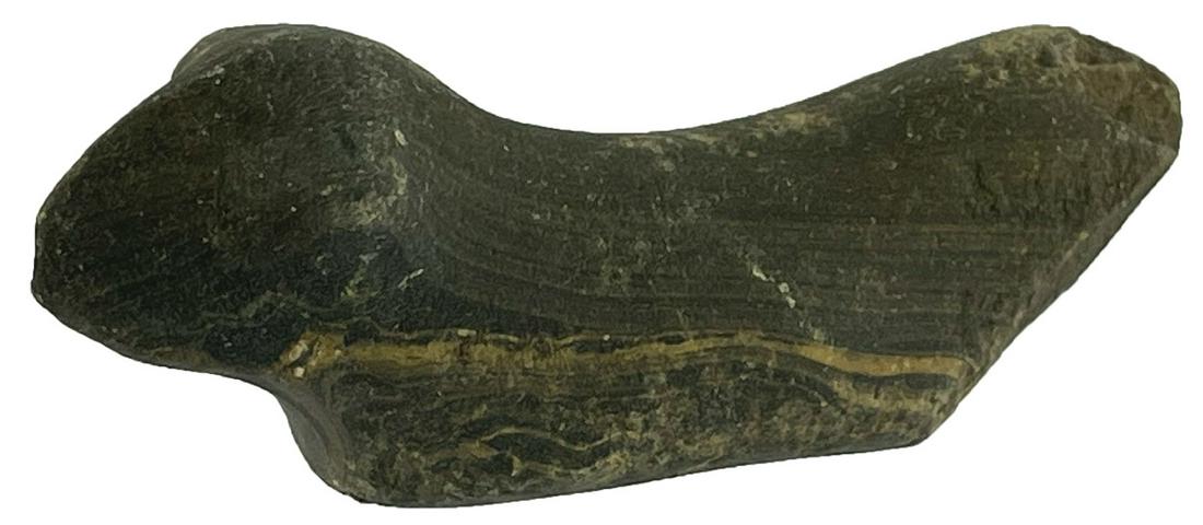 4 3/8" Birdstone Preform from Florida. Noded eyes. Rare (1 of 8)