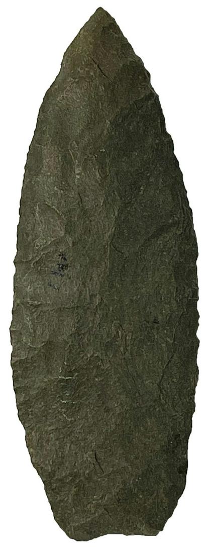 3 1/4" Paleo Knife. Ohio. Thin, well flaked Agate Basin (1 of 3)