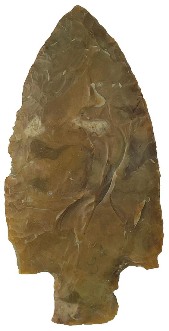 4 1/16" Flintridge Hopewell. Bennett COA. Sandusky Co, (1 of 3)