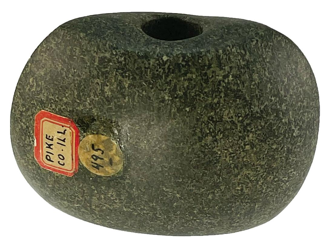 2 1/2" Double Edge Bannerstone. IL. Polilshed Granite. (1 of 7)