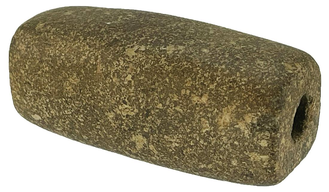 3 7/16" Concave Humped Bannerstone. IL. Porphyry. Davis (1 of 8)