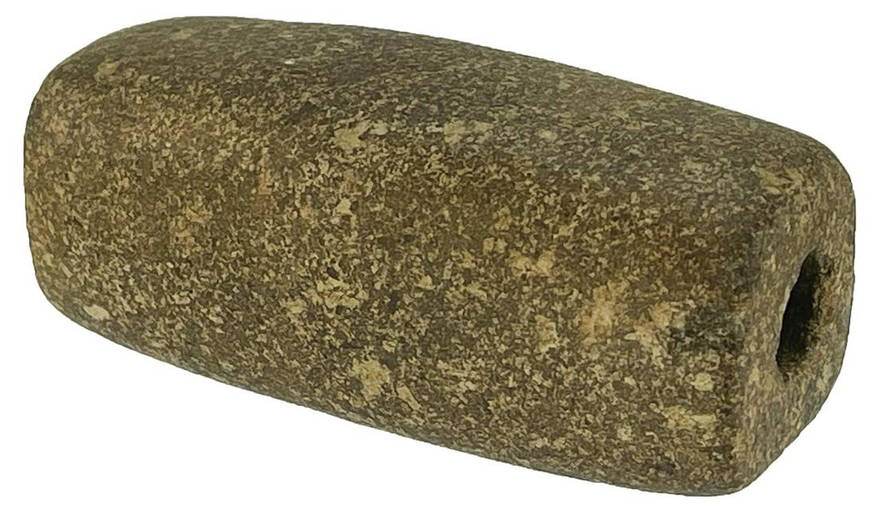 3 7/16" Concave Humped Bannerstone. IL. Porphyry. Davis (0170) on Nov